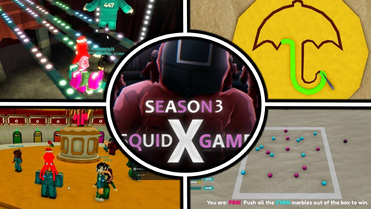 Squid Game X - All Games [Full Walkthrough] | Squid Game 3 (Roblox)